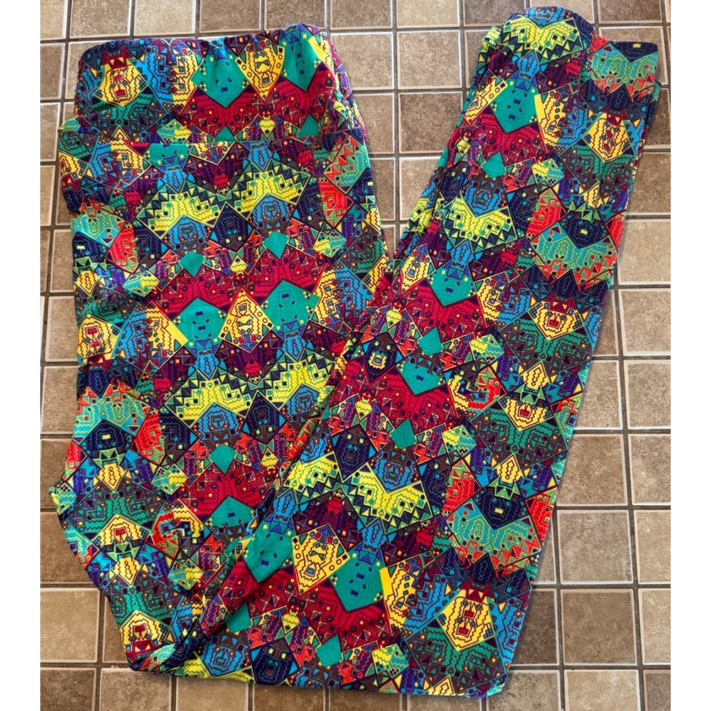 Women's TC LuLaRoe Leggings Tall & Curvy Multi-Color